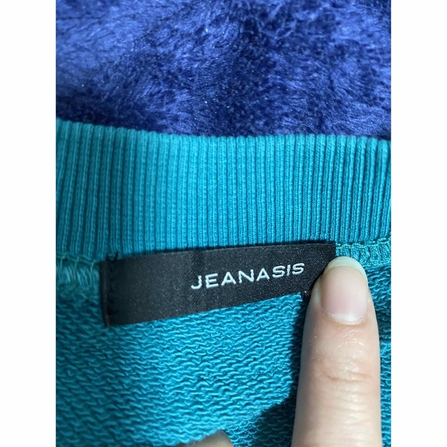 JEANASIS(ジーナシス)の最終値下げ！JEANASIS サスティナブルヴィンテージウラケBIGプルオーバー レディースのトップス(トレーナー/スウェット)の商品写真