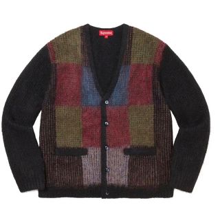 シュプリーム(Supreme)のSupreme 2022SS Brushed Grid Cardigan L(カーディガン)