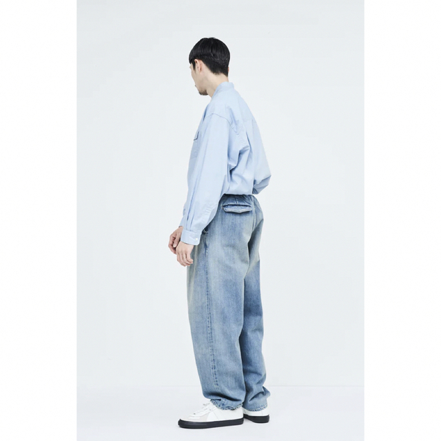 Graphpaper(グラフペーパー)の2023SS Graphpaper Two Tuck Tapered Pants メンズのパンツ(デニム/ジーンズ)の商品写真