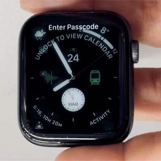アップルウォッチ(Apple Watch)のApple Watch 4 グレーアルミ 44mm GPSモデル(腕時計(デジタル))