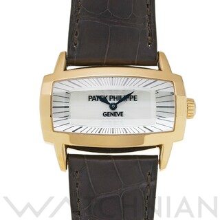 パテックフィリップ(PATEK PHILIPPE)の中古 パテック フィリップ PATEK PHILIPPE 4980R-001 シルバー レディース 腕時計(腕時計)