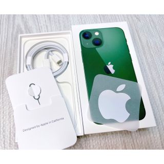 アイフォーン(iPhone)の【純正付属品付】iPhone13mini 箱 ライトニング付(その他)