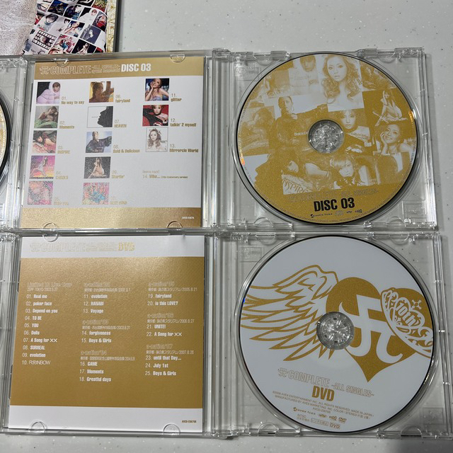 初回限定　浜崎あゆみ　A complete CD DVD LIVEDVD ベスト エンタメ/ホビーのCD(ポップス/ロック(邦楽))の商品写真