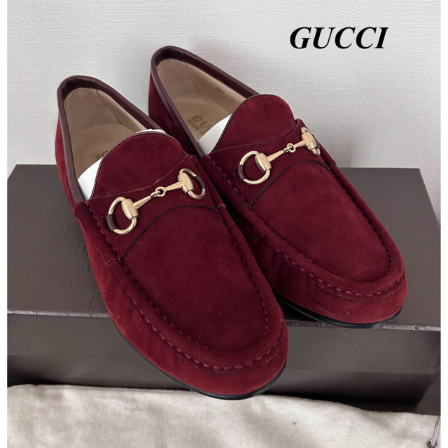 Gucci - GUCCI グッチ ホースビット ローファー スウェードの+mu-8.com