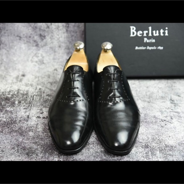 品揃え豊富で Berluti ベルルッティ ホールカット ビジネスシューズ