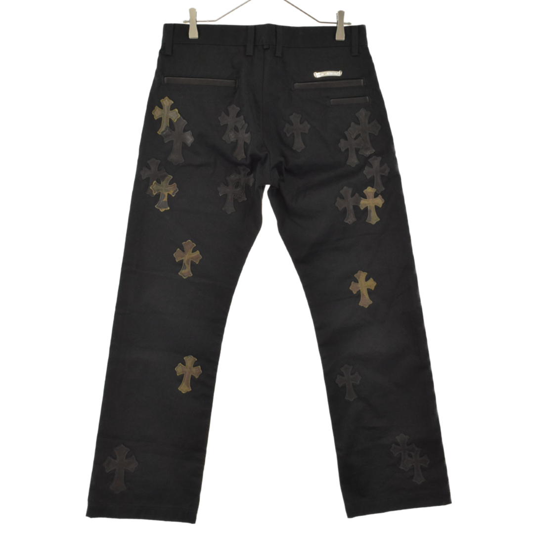 CHROME HEARTS クロムハーツ CHINOS CEM CRPATCH マルチカラークロスパッチカスタム チノパンツ ワーク ブラック