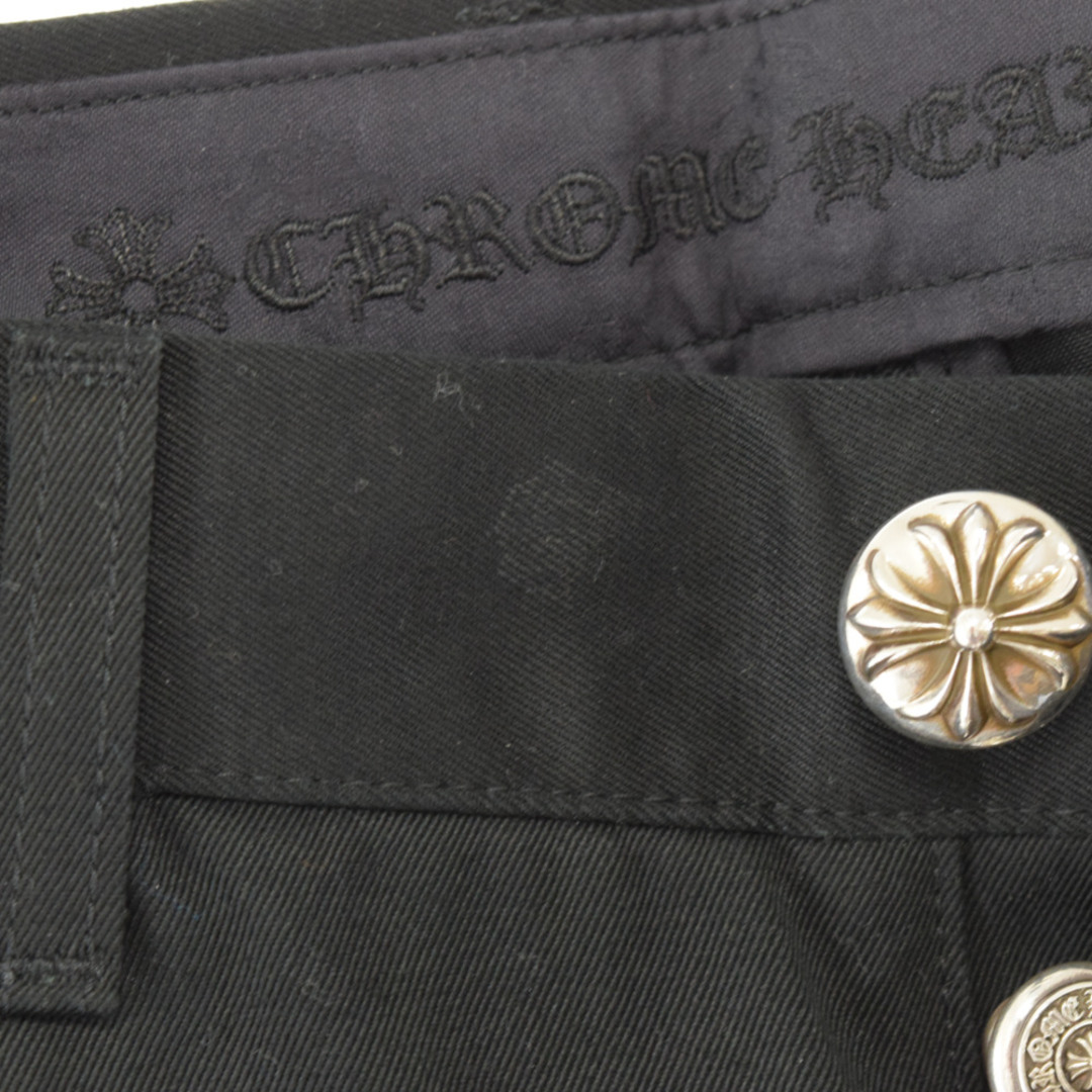 CHROME HEARTS クロムハーツ CHINOS CEM CRPATCH マルチカラークロスパッチカスタム チノパンツ ワーク ブラック