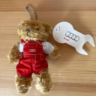 アウディ(AUDI)のAudi キーチェーン　クマ　アウディ(ノベルティグッズ)