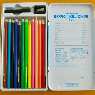 三菱鉛筆 - スーパーマリオ 色鉛筆 12色の通販 by キャメママ's shop ...