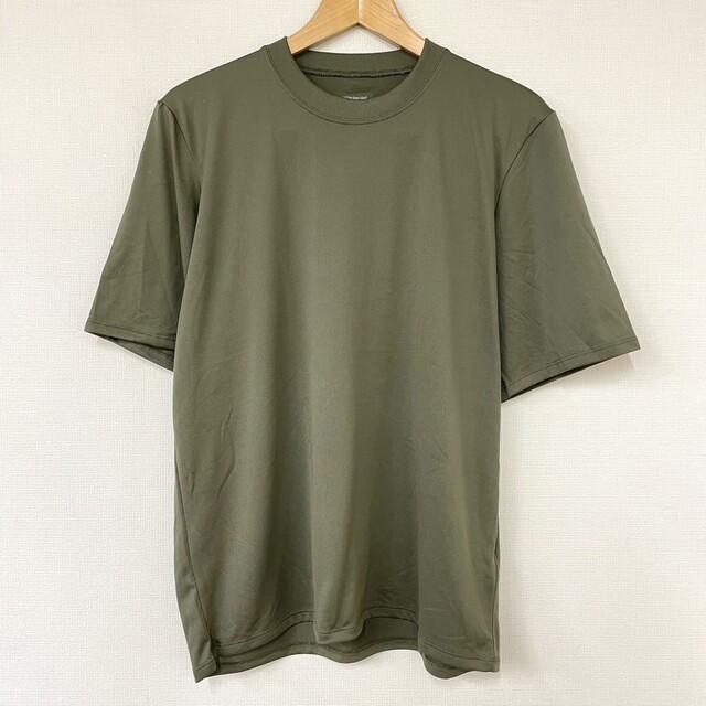 patagonia(パタゴニア)のパタゴニア patagonia ポリエステル Tシャツ 半袖 無地 サイズ：M オリーブ MADE IN U.S.A古着 【中古】 メンズのトップス(Tシャツ/カットソー(半袖/袖なし))の商品写真