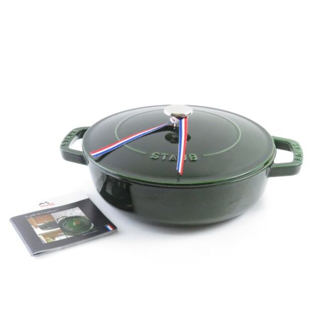 新品 未使用)STAUBストウブ ブレイザーソテーパン24cm（ブラック黒）