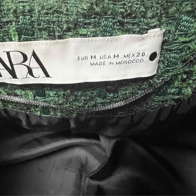 ZARA(ザラ)のZARA ツイードジャケット レディースのジャケット/アウター(ノーカラージャケット)の商品写真