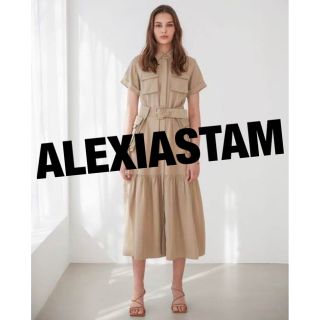 アリシアスタン(ALEXIA STAM)の新品！アリシアスタン　シャツワンピース(ロングワンピース/マキシワンピース)