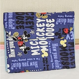 ディズニー(Disney)のディズニー  ミッキー ハンドメイド ポーチ バッグ(ポーチ)