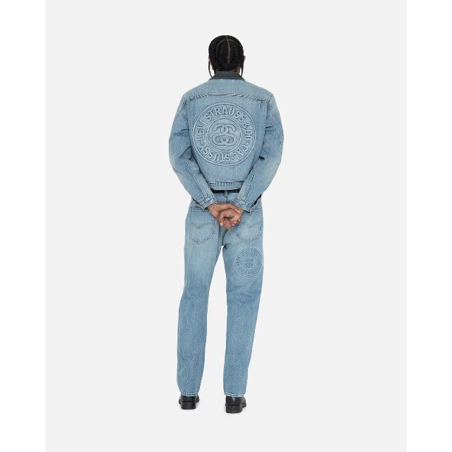 STUSSY & LEVI'S EMBOSSED 501 JEAN 30デニム/ジーンズ