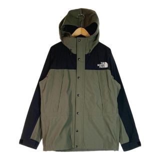 ザノースフェイス(THE NORTH FACE)の★ザ ノースフェイス マウンテンライトジャケット カーキ×ブラック sizeL(ナイロンジャケット)