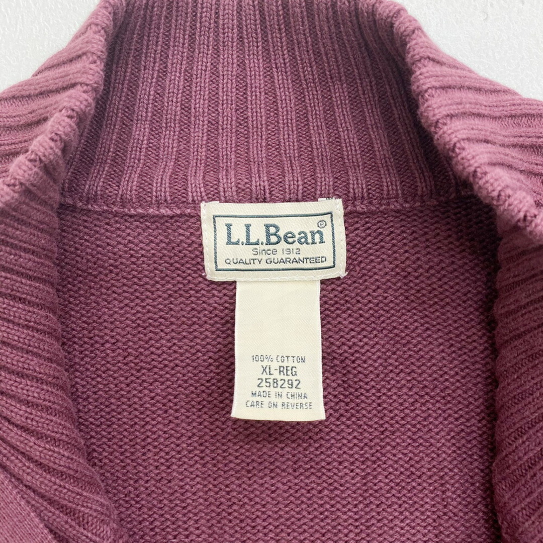 L.L.Bean - エルエルビーン L.L.Bean フルジップ セーター コットン