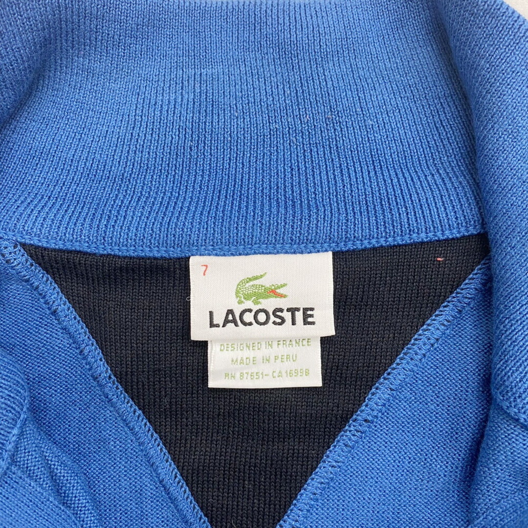 LACOSTE - ラコステ LACOSTE ハーフジップ セーター コットンニット
