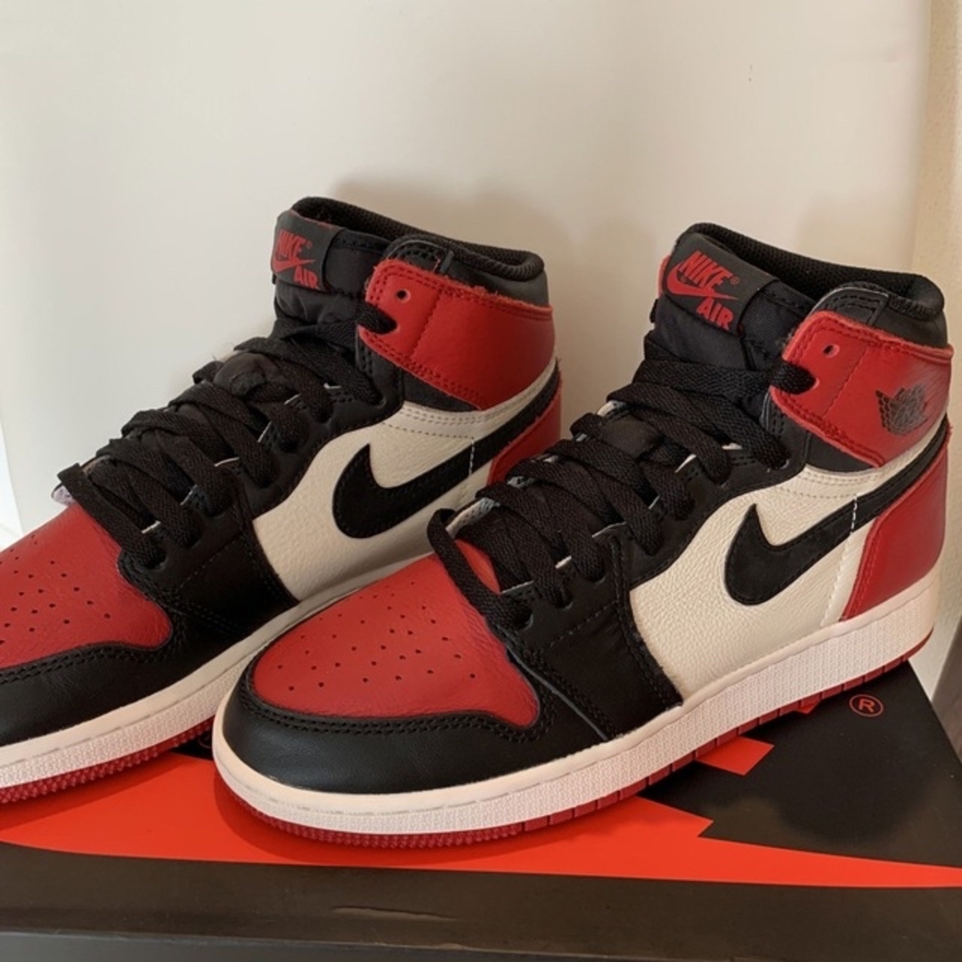 NIKE(ナイキ)のNike Air Jordan 1  Hi OG Bred Toe 24cm レディースの靴/シューズ(スニーカー)の商品写真