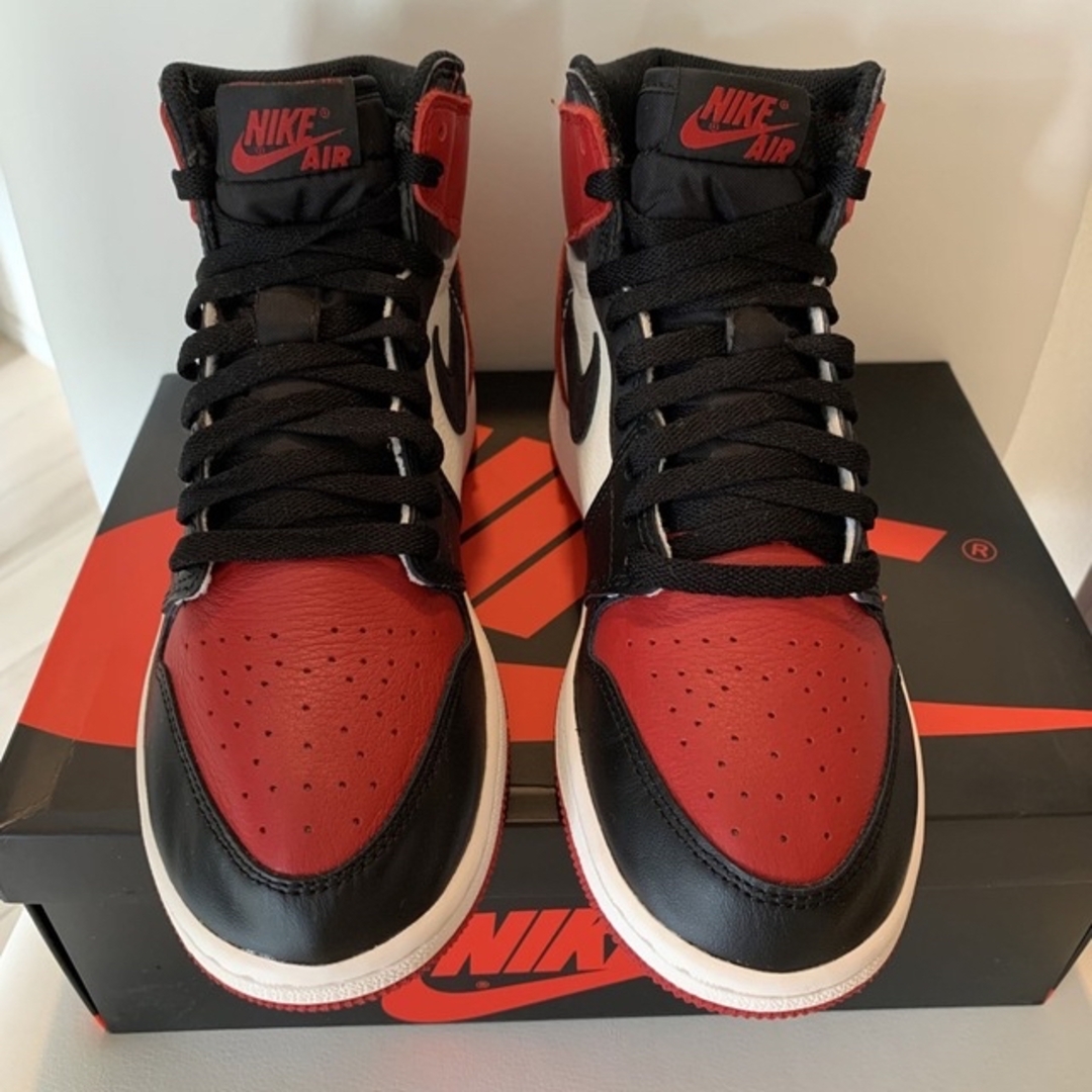 NIKE(ナイキ)のNike Air Jordan 1  Hi OG Bred Toe 24cm レディースの靴/シューズ(スニーカー)の商品写真