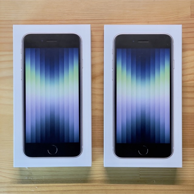 高品質 SE 【新品未開封2台】iPhone - iPhone 第3世代 64GB スター