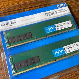 Crucial DDR4-2666 8GB×2枚(PCパーツ)