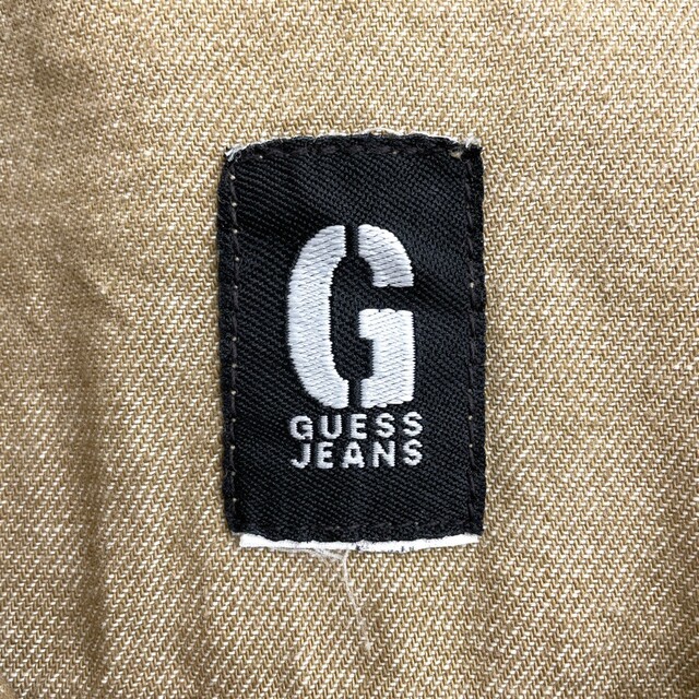 GUESS(ゲス)のゲス ジーンズ GUESS JEANS デニム ジャケット ジージャン サイズ：4XL ベージュ 【中古】 メンズのジャケット/アウター(その他)の商品写真