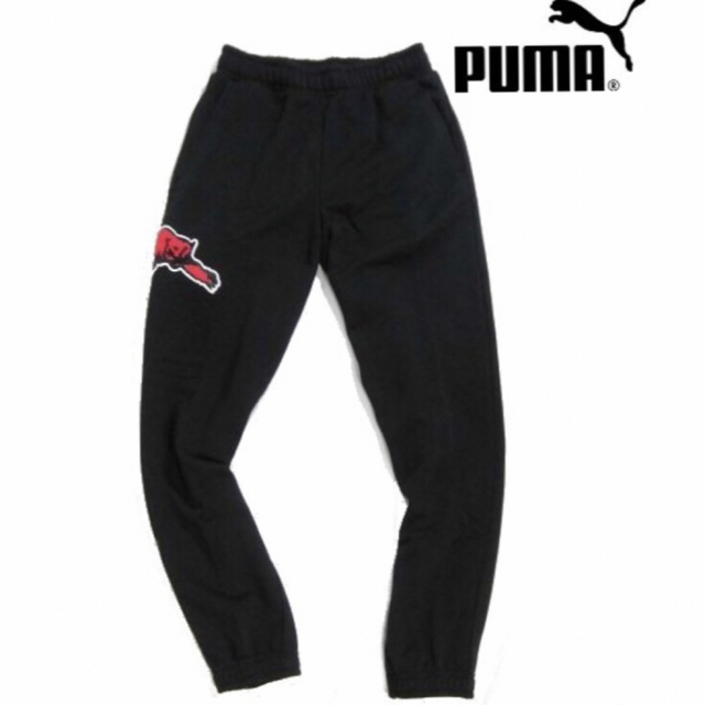 PUMA(プーマ)の【PUMA/プーマ】裏フリース テーパード スウェットパンツ（M相当・ブラック） メンズのパンツ(その他)の商品写真