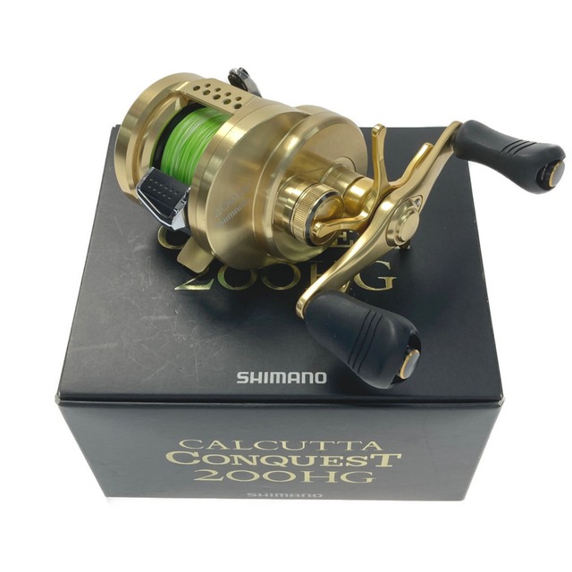 ☆☆SHIMANO シマノ 15 カルカッタコンクエスト 200HG ベイトリール 箱付き 03439