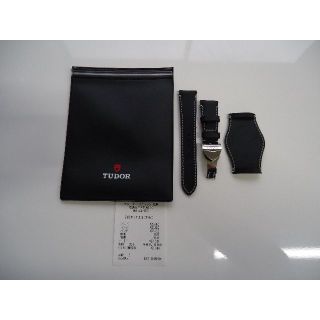 チュードル(Tudor)のチューダーブラックベイクロノ79360N　黒レザーベルト(レザーベルト)