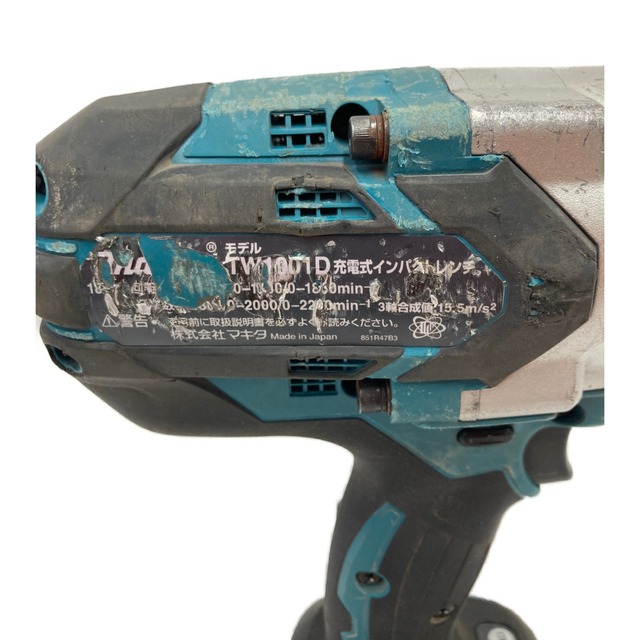 〇〇MAKITA マキタ 充電式インパクトレンチ 18V TW1001D グリーン 〇〇MAKITA マキタ 充電式インパクトレンチ 18V TW1001D グリーン