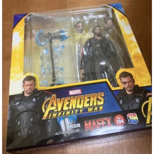 MEDICOM TOY(メディコムトイ)のソー　フィギュア　MAFEX THOR AVENGERS INFINTY WAR エンタメ/ホビーのフィギュア(アメコミ)の商品写真