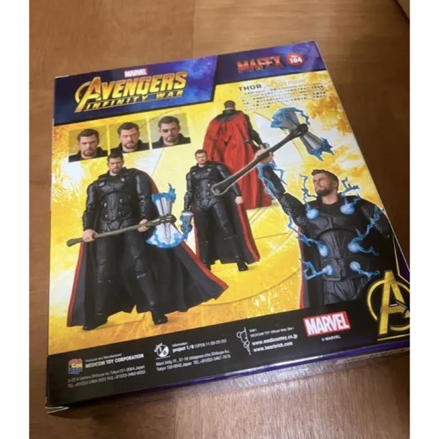 MEDICOM TOY(メディコムトイ)のソー　フィギュア　MAFEX THOR AVENGERS INFINTY WAR エンタメ/ホビーのフィギュア(アメコミ)の商品写真