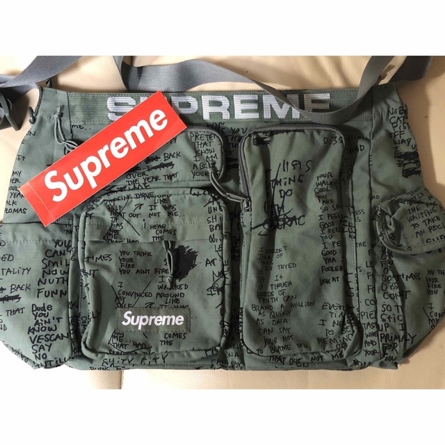 supreme field messenger bag olive gonz