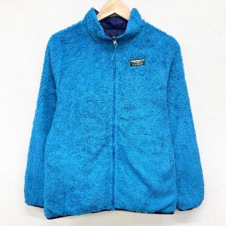 エルエルビーン(L.L.Bean)のエルエルビーン L.L.Bean リバーシブル フリース×シェル ジャケット ロゴ 刺繍 ワッペン サイズ : MEN'S S位 ライトブルー×ネイビー 【中古】(その他)