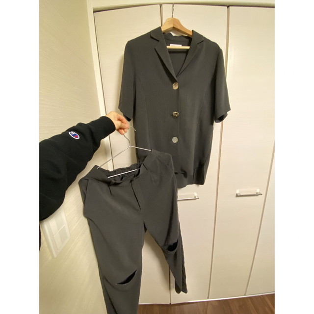 MAISON SPECIAL(メゾンスペシャル)のメゾンスペシャル　半袖セットアップ メンズのスーツ(セットアップ)の商品写真