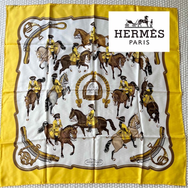 HERMES エルメス　カレ90 スカーフ