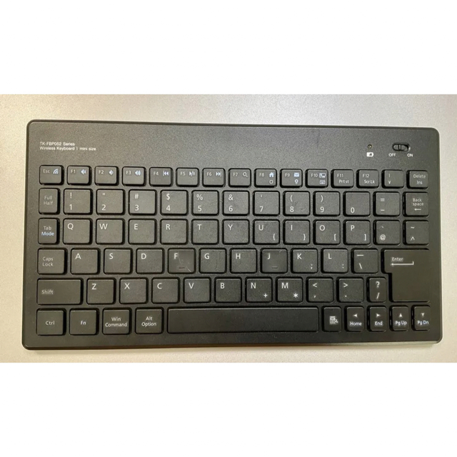 ワイヤレスキーボード　ELECOM TK-FBP052BK