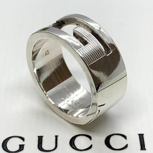 Gucci(グッチ)の358 美品 グッチ G リング 指輪 刻印 12 日本サイズ 11.7 レディースのアクセサリー(リング(指輪))の商品写真