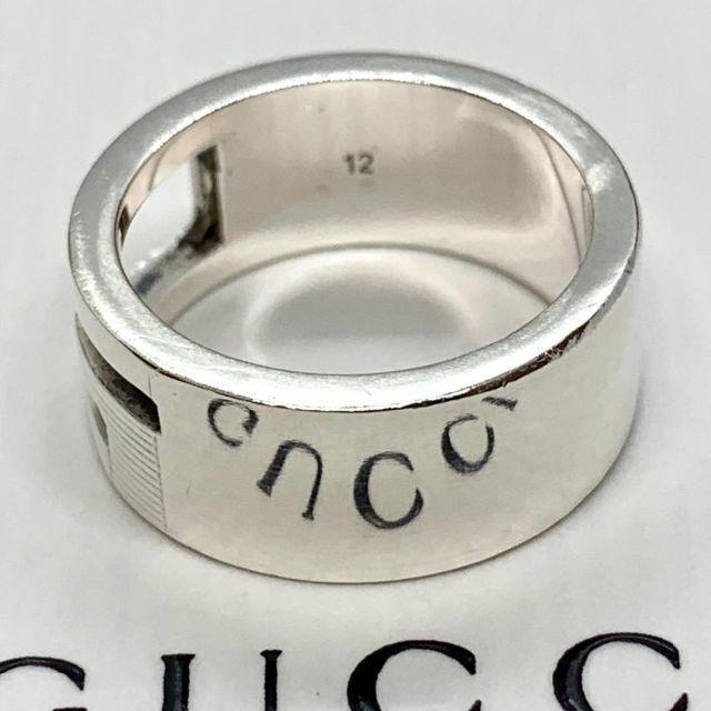 Gucci(グッチ)の358 美品 グッチ G リング 指輪 刻印 12 日本サイズ 11.7 レディースのアクセサリー(リング(指輪))の商品写真