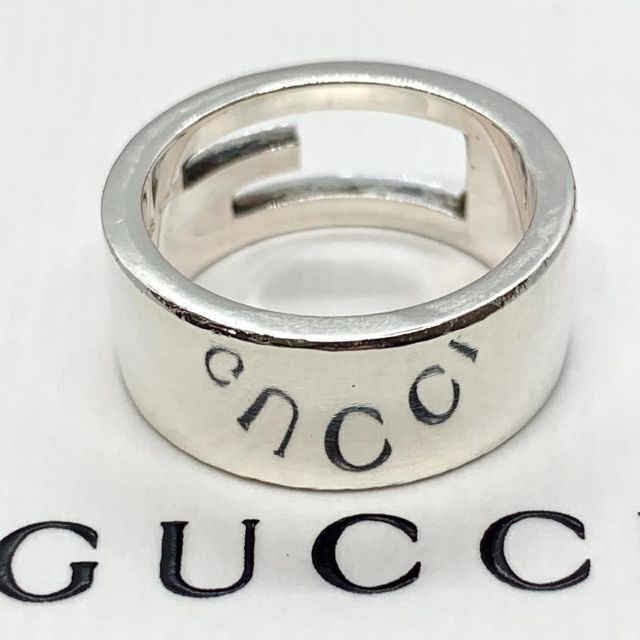 Gucci(グッチ)の358 美品 グッチ G リング 指輪 刻印 12 日本サイズ 11.7 レディースのアクセサリー(リング(指輪))の商品写真