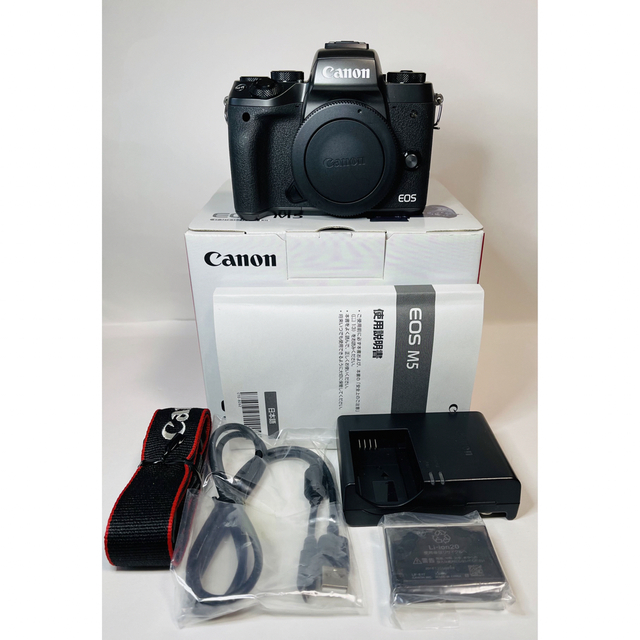 国内外の人気 Canon - 極美品! Canon Eos m5 ボディ ミラーレス一眼