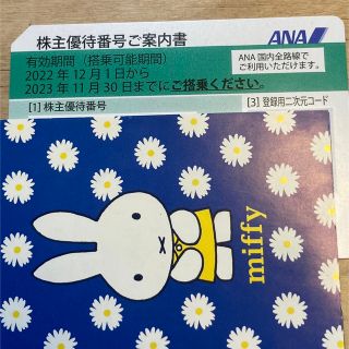 エーエヌエー(ゼンニッポンクウユ)(ANA(全日本空輸))のANA 株主優待 23.11.30まで(その他)