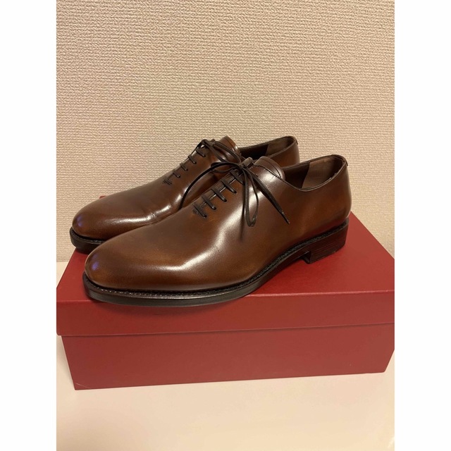 フェラガモ(Savatore Ferragamo) イタリア製革靴 黒 7EEE