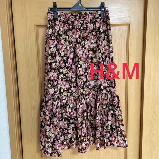 エイチアンドエム(H&M)の新品★H&M 花柄　ロングスカート(ロングスカート)