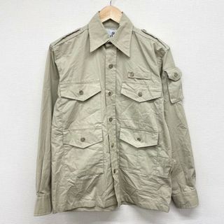 ウールリッチ(WOOLRICH)の70's ウールリッチ Woolrich サファリ シャツ ロングスリーブ 長袖 サイズ：S ベージュ古着 【中古】(シャツ)