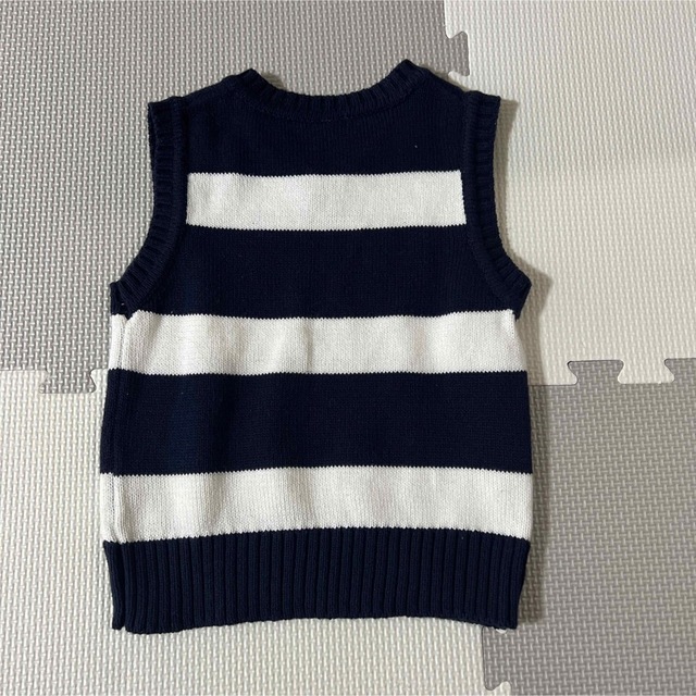 ベスト　ボーダー キッズ/ベビー/マタニティのキッズ服男の子用(90cm~)(ニット)の商品写真