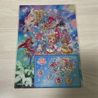 namco限定　映画トロピカルージュプリキュア クリアファイル＆シール(クリアファイル)