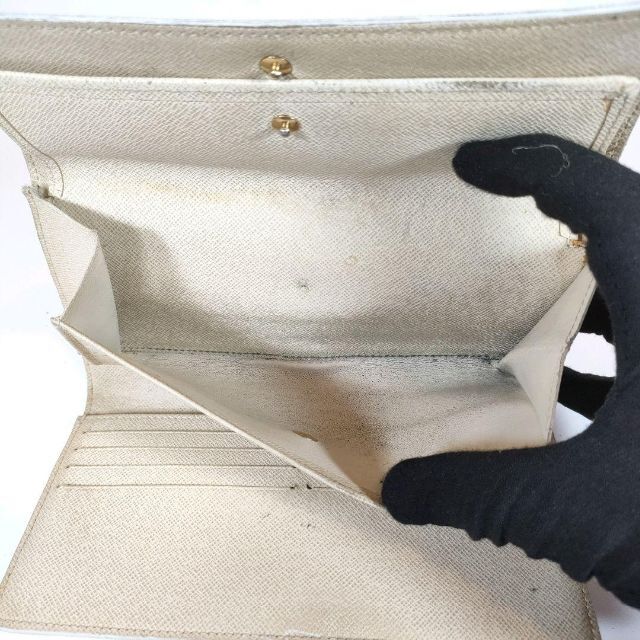 良品 ルイヴィトン 長財布 ダミエアズール ポルトフォイユ