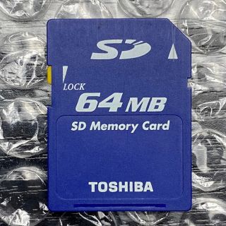 トウシバ(東芝)のSDカード SD Memory Card 64MB TOSHIBA(PC周辺機器)